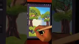 Part 2 Hillside drawing #shorts #art