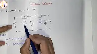 CS#13 Construction of Signal Flow Graph from Electrical system and Equations in Hindi