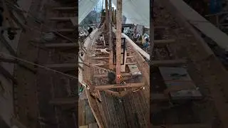 Viking Ship Build UPDATE! 🪓 Woodworking Craftsmanship REVEALED! #vikingship  #woodworking #norway
