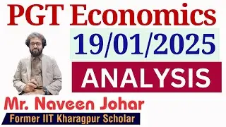 19/01/2025 HPSC PGT ECONOMICS ANALYSIS #hpscpgteconomics #hpsc2024 #ugcneteconomics