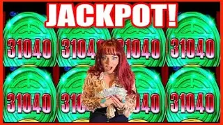 JACKPOT HANDYPAY!!! UP UP UP! HIGH LIMIT Rising Fortunes Slot Machine