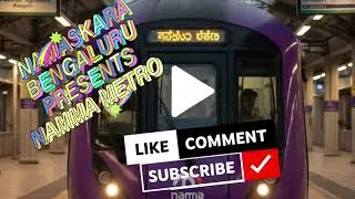 Relaxing Metro Ride After Work 🚆 | Namma Metro Bengaluru