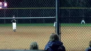 Hunter Wireways Ltd White Sox 5-1 loss to Blue Jays PITCHED 2 innings left down 0-2 but unearned 1ST BATTER POPS TO 1B (7).MP4