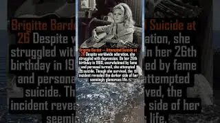 Brigitte Bardot &mdash; Attempted Suicide at 26 #facts #movie #new #history #hollywood