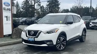 2020 Nissan Kicks SR + Heated Seats, Bluetooth, Reverse Camera Review | Island Ford