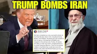 Trump BOMBS IRAN Then RANTS in UNHINGED Truth Social Post