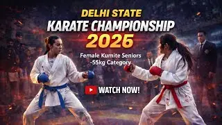 JEEVAL KUKREJA  vs. SHILPI SHARMA : Delhi State Karate Championship 2026 : female kumite -55kg