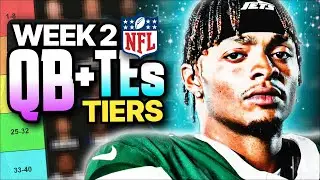 Week 2 Fantasy Football QB and TE Rankings (Top 30)