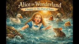 B1 Level ✨ Alice in Wonderland Chapter 2: The Pool of Tears (Audiobook + Text)