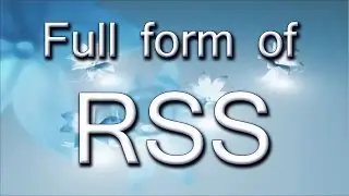 Full Form Of RSS