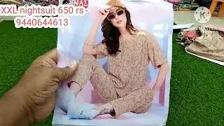 Night suit 650 rs xxl