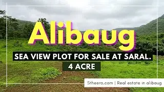 Sea view plot for sale at alibaug - 4 acre (can be converted into NA plot )