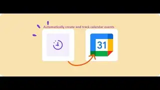 Automatically create and track calendar events