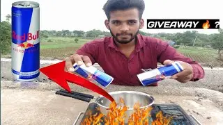 Red Bull boiling in Experiment || Experiment Ajay || Giveaway ?