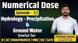 Numerical Dose | Hydrology | Episode 7.1 | WRD | MAHATRANSCO | GATE | JE / AE | #civilengineering