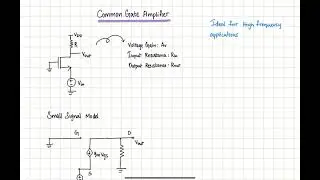 COMMON GATE AMPLIFIER WITHOUT Ro