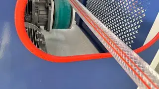 Pvc fiber reinforced pipe production line  pvc garden hose making machine