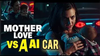 Mother Love against Death Machine| Girl Trapped in Hot Desert With Locked Smart Car |