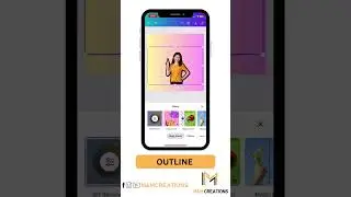 Outline in Canva #canvacreator #canva #canvatutorial #canvatips #canvatutorialforbeginners #canvatip