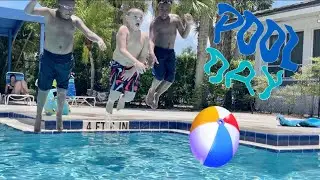 Boys Swimming Pool Day | The Real Leary Brothers