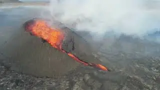 Litli Hrutur Volcano Eruption