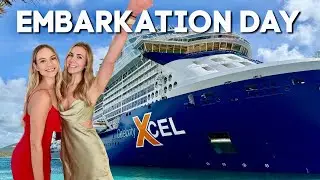 TRYING CELEBRITY FOR THE FIRST TIME | Celebrity Xcel Embarkation Cruise Vlog