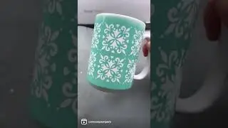 First time using my Cricut mug press! I used a 15oz mug, not bad for the first time!