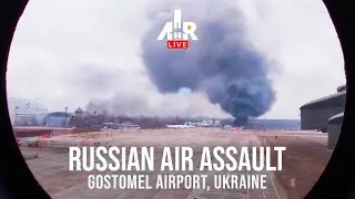 Russian air assault on Gostomel Airport, Ukraine