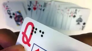 Custom Braille Playing Cards