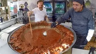 Croatia Street Food. Pasta, Meat, Cheese and More