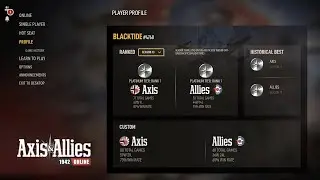 CBrownpt vs Blacktide Ranked Game | Axis and Allies 1942. Season 18