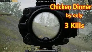 Chicken Dinner by only 3 kills | Pubg Mobile | Arcade - Sniper Training gameplay