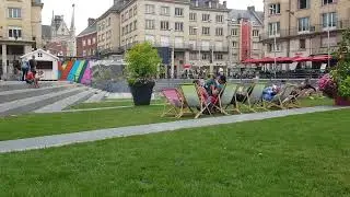 Relaxing and Inspiring Video Place Gambeta, Amiens, France