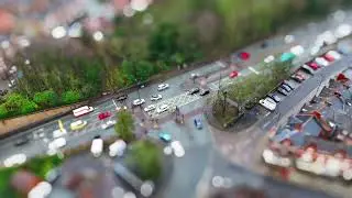 Tiny Toon - Cradlewell, Jesmond, Newcastle - tilt shift footage 