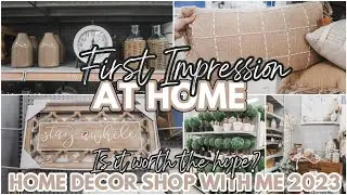 AT HOME FIRST IMPRESSION DECOR SHOP WITH ME 2023 😱 | AT HOME SHOP WITH ME 2023