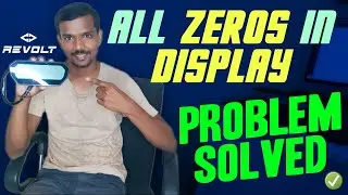 Revolt RV 400 Display showing all zeros problem solved | Revolt Display