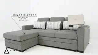 Ringo Sleeper - Sofa Bed With Storage | Product Showcase | Accents@Home | Vancouver Furniture