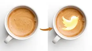 Create a Coffee Latte Effect in Adobe Photoshop | Tutorial for Stunning Beverage Graphics