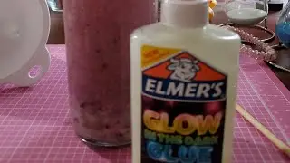 Testing Glow in the Dark Elmer's glue for Sensory Bottles or Calming Jars: Day 1: Assembly