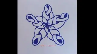 KOLAY &Ccedil;İZGİ DESEN &Ccedil;ALIŞMASI - EASY LINE PATTERN WORK- ZENTANGLE-DOODLE