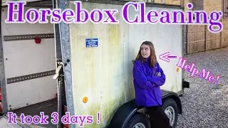 Spring Horsebox cleaning with me