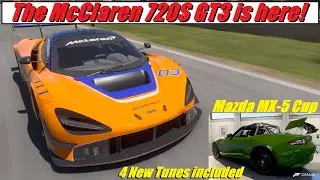 Forza Multiplayer Weekly: McClaren 720S GT3, Mazda Cup, and Weekly GT Rivals Updated