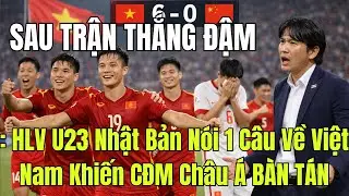 SAU TRẬN THẮNG ĐẬM: HLV U23 Nhật Bản Nói 1 Câu Về Việt Nam Khiến CĐM Châu Á BÀN TÁN