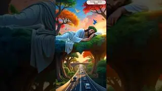 Jesus Sleeps Above the Highway of Life | A Peaceful Vision of Faith