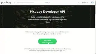 How to acquire Pixabay API Key