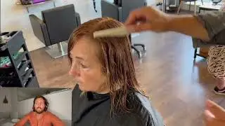 James Busby Hair Modern One length