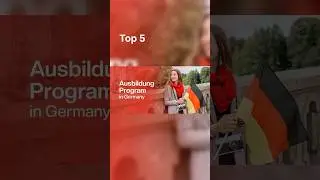 Top 5 Ausbildung Program In  Germany🇩🇪🥰 #shorts #youtubeshorts