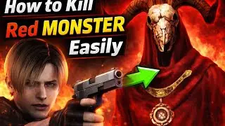RESIDENT EVIL 4 MOBILE ANDROID GAME PLAY HOW TO EASILY KILL RED MONSTER WITHOUT CHASHING 
