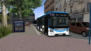 [OMSI 2] SAINT SERVAN LIGNE 21 P+R RONOE - TIERS VICTOR HUGO (KICK DOWN) EN IVECO NEUTRAL POWER