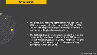 Global Drag Reducing Agent market will reach 1500 million US$ by the end of 2025